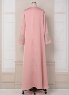 إسكدنيا إمرأة ثوب فضفاض Abaya مسلمة تطريز مساء ثوب  - Image 5