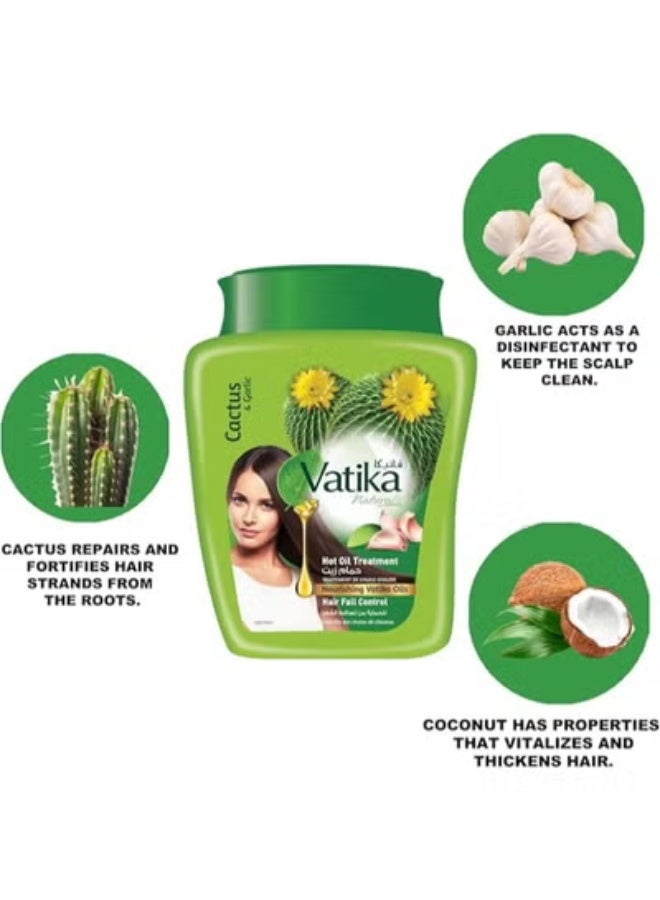Vatika  Cactus And Garlic  Hot Oil Treatment Hair Fall Control 500g - Image 4
