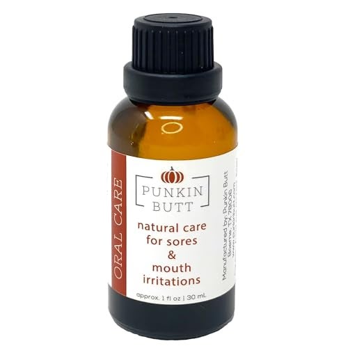 Punkin Butt Teething Oil for Adults, Soothing Oral Care for Mouth Irritations, Gums & Sores, Herbal-Infused Blend with Essential Oils, 1oz Bottle with Dispensing Tip - Image 1