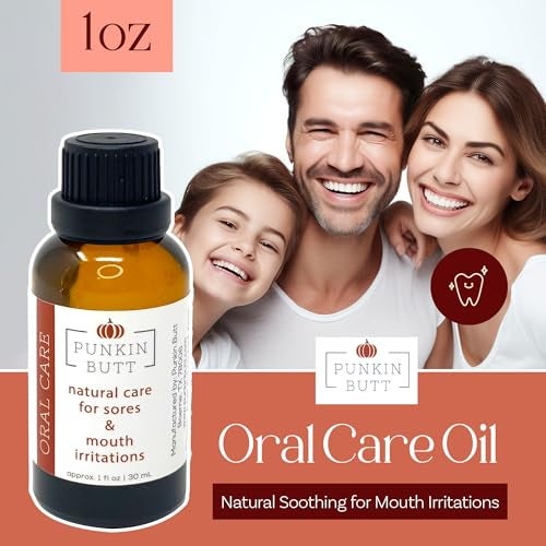 Punkin Butt Teething Oil for Adults, Soothing Oral Care for Mouth Irritations, Gums & Sores, Herbal-Infused Blend with Essential Oils, 1oz Bottle with Dispensing Tip - Image 2
