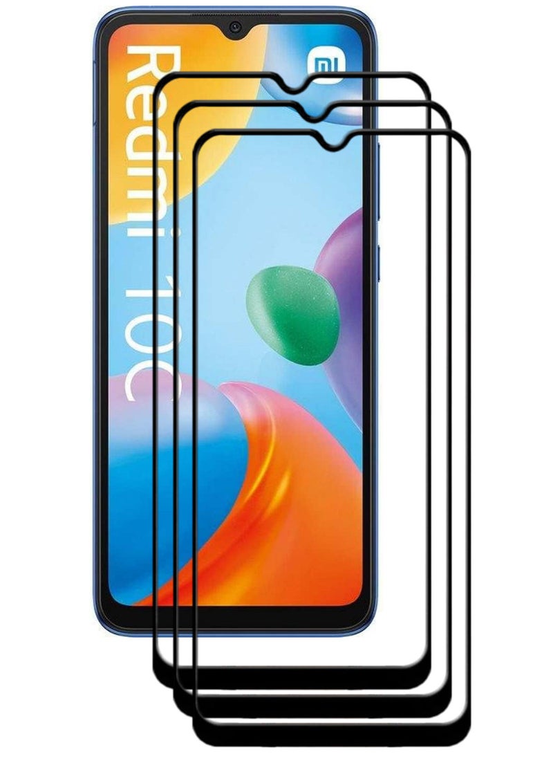 ACLIX 3 Pieces Antistatic ESD Dustproof Premium Quality High Definition Tempered Glass Screen Protector Designed For Xiaomi Redmi 10C - Image 1