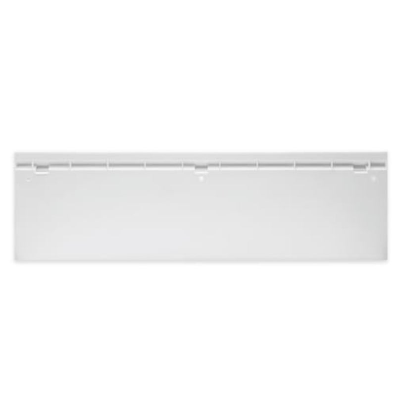 Decor Grates PL18BB-WH Plastic Baseboard Register, White - Image 3