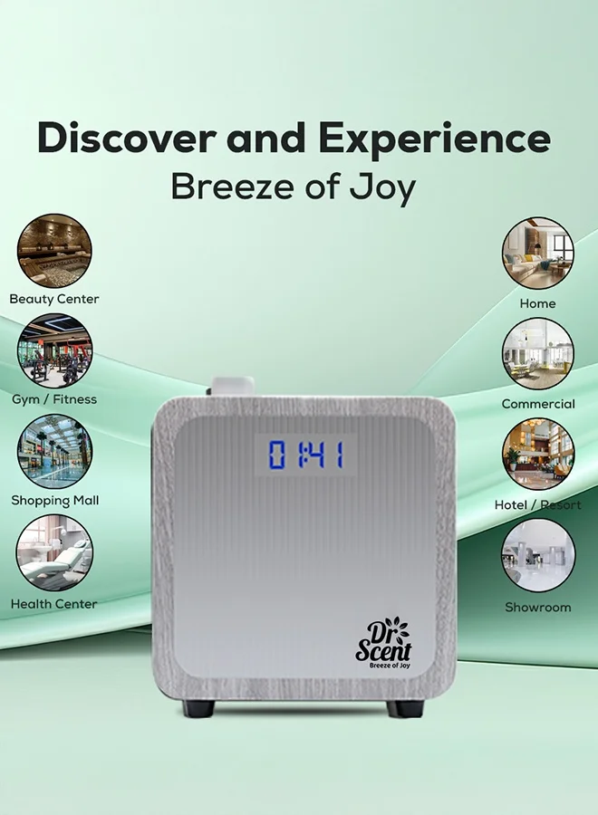 Dr Scent Dr Scent Breeze of Joy Essential Oil Small Diffuser Fragrance Machine-White