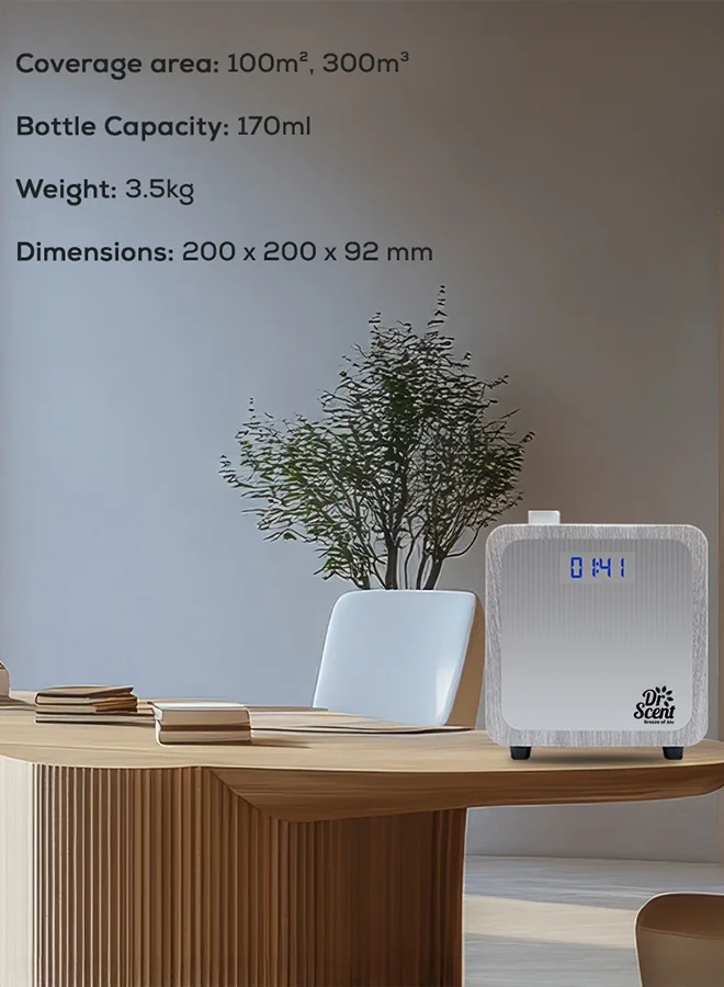 Dr Scent Dr Scent Breeze of Joy Essential Oil Small Diffuser Fragrance Machine-White