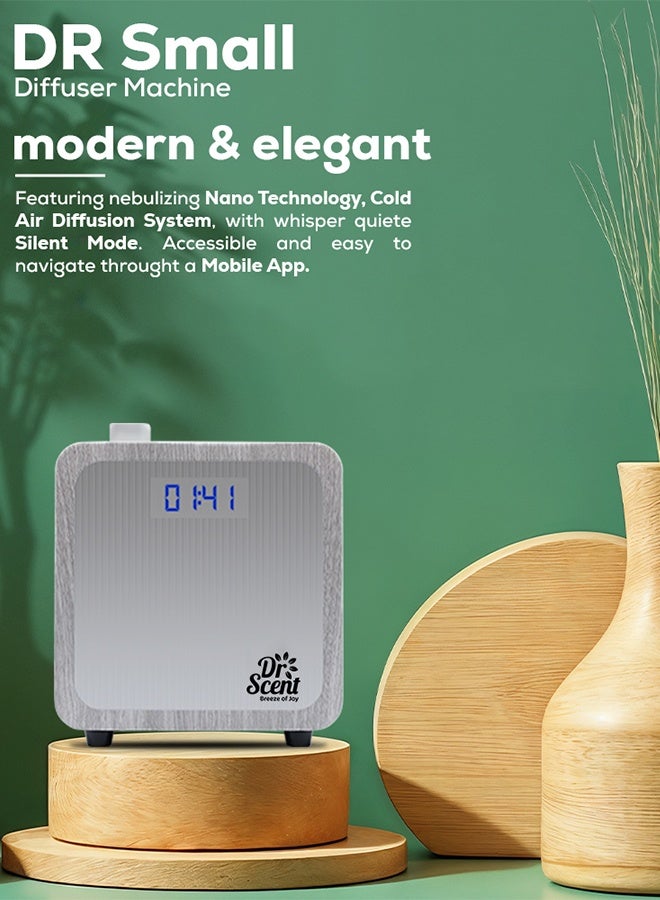 دكتور سينت د. سنت موزع زيوت عطرية صغير نسيم الفرح - أبيض - Image 2