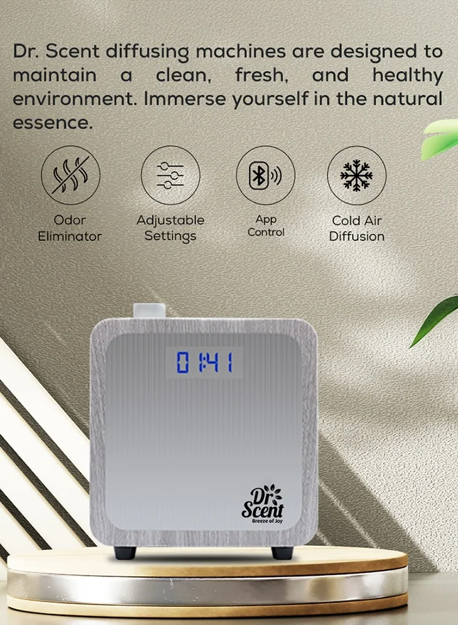 Dr Scent Dr Scent Breeze of Joy Essential Oil Small Diffuser Fragrance Machine-White