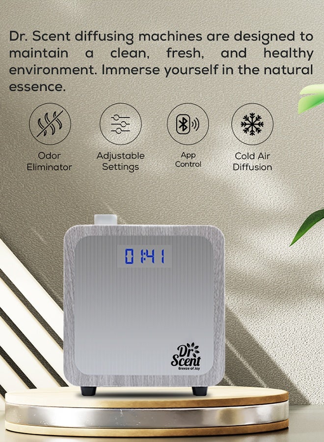 دكتور سينت د. سنت موزع زيوت عطرية صغير نسيم الفرح - أبيض - Image 3