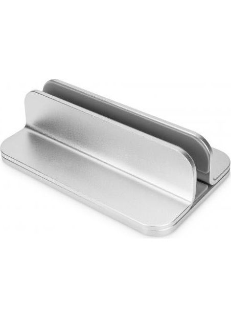 DIGITUS - Vertical Notebook Stand, Aluminum Silver - Image 1