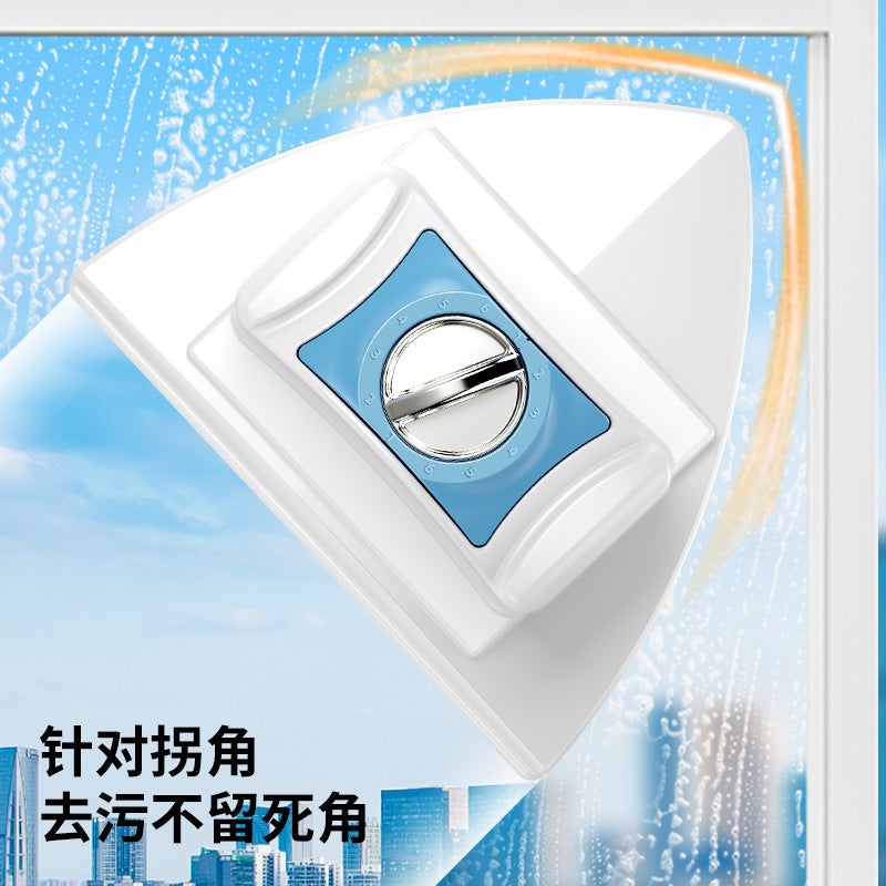 Glass Cleaning Tool For Home Use, Double-Sided Magnetic Multifunctional Cleaning Tool, Special For Cleaning Double-Layer And Triple-Layer Glass, Water Scraper - Image 4