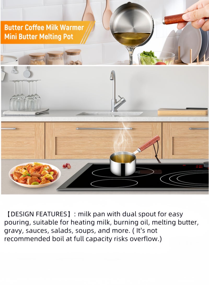 nihao 304 Oil Pouring Pot Kitchen Stainless Steel Hot Oil Burning Oil Pouring Oil Pot 250ML - Image 5