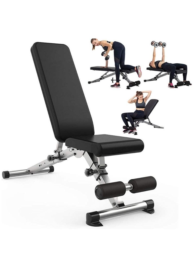 ALCOACH - Folding and adjustable weight lifting bench for chest exercises - Image 1