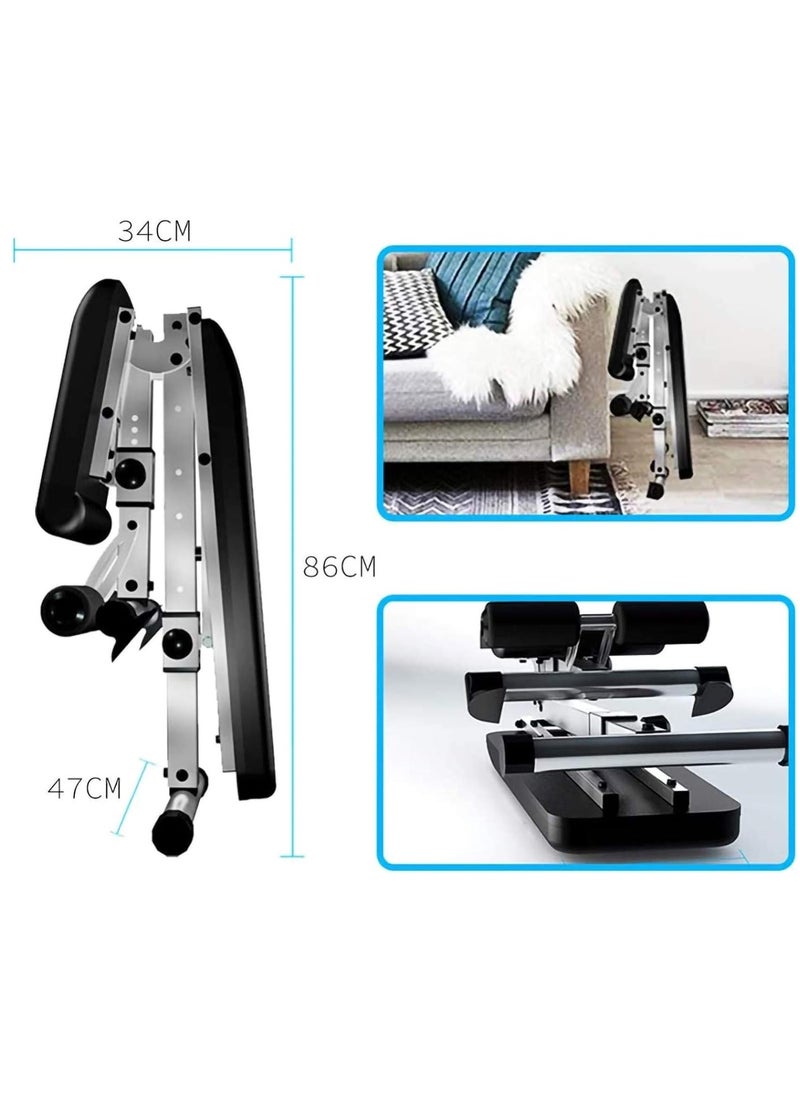 ALCOACH - Folding and adjustable weight lifting bench for chest exercises - Image 1