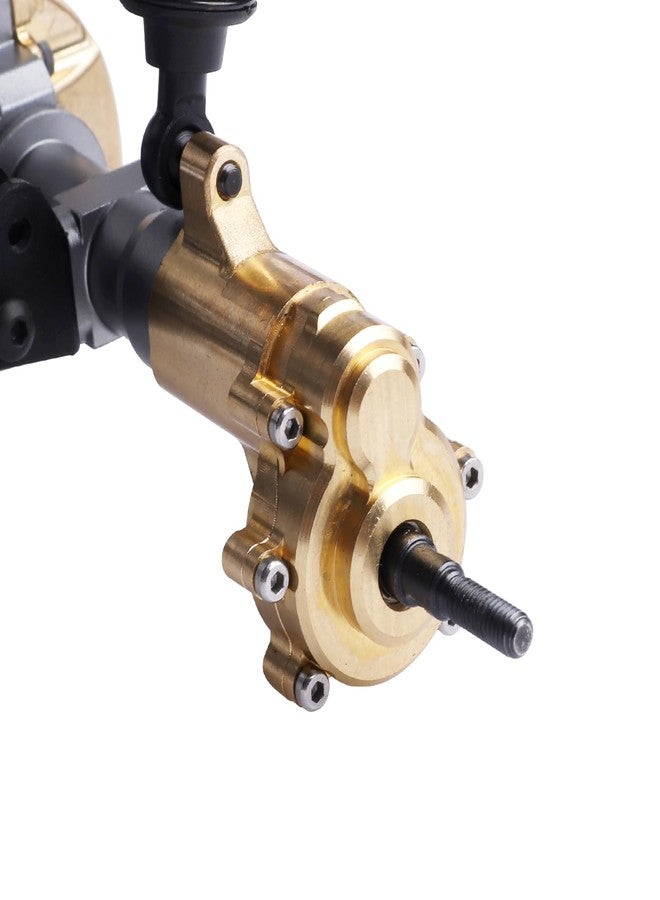 Hobbypark Brass Rear Portal Housing Steering Blocks (Inner & Outer) Heavy Duty Weights for Redcat Gen8 Upgrades Scout II Axe V2 Parts - Image 4