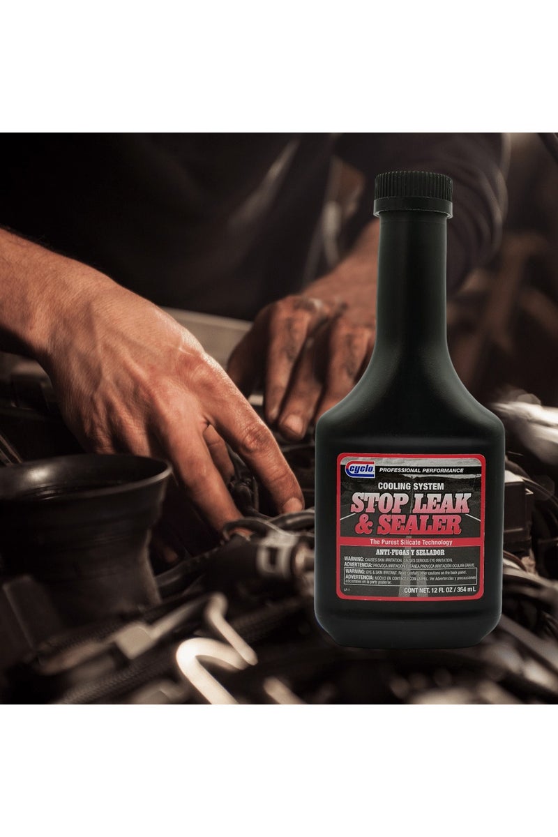 CYCLO Cooling System Stop Leak & Sealer 354ml – Radiator Leak Repair Additive for Cars, SUVs, Trucks – Fast Seal Cracks & Holes, Anti-Foam, Silicate Based, Cooling System Maintenance Fluid, C52 - Image 3