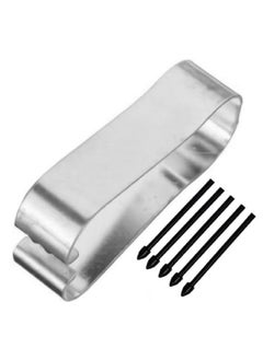 Generic Touch Stylus S Pen Tips Replacement Nibs With Clip For Galaxy S24 S24 Ultra Tab S9 S9U S9FE S Pencil Metal Spare Nib (5 pcs) (Black)  - Image 2