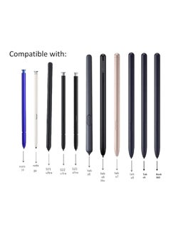Generic Touch Stylus S Pen Tips Replacement Nibs With Clip For Galaxy S24 S24 Ultra Tab S9 S9U S9FE S Pencil Metal Spare Nib (5 pcs) (Black)  - Image 4