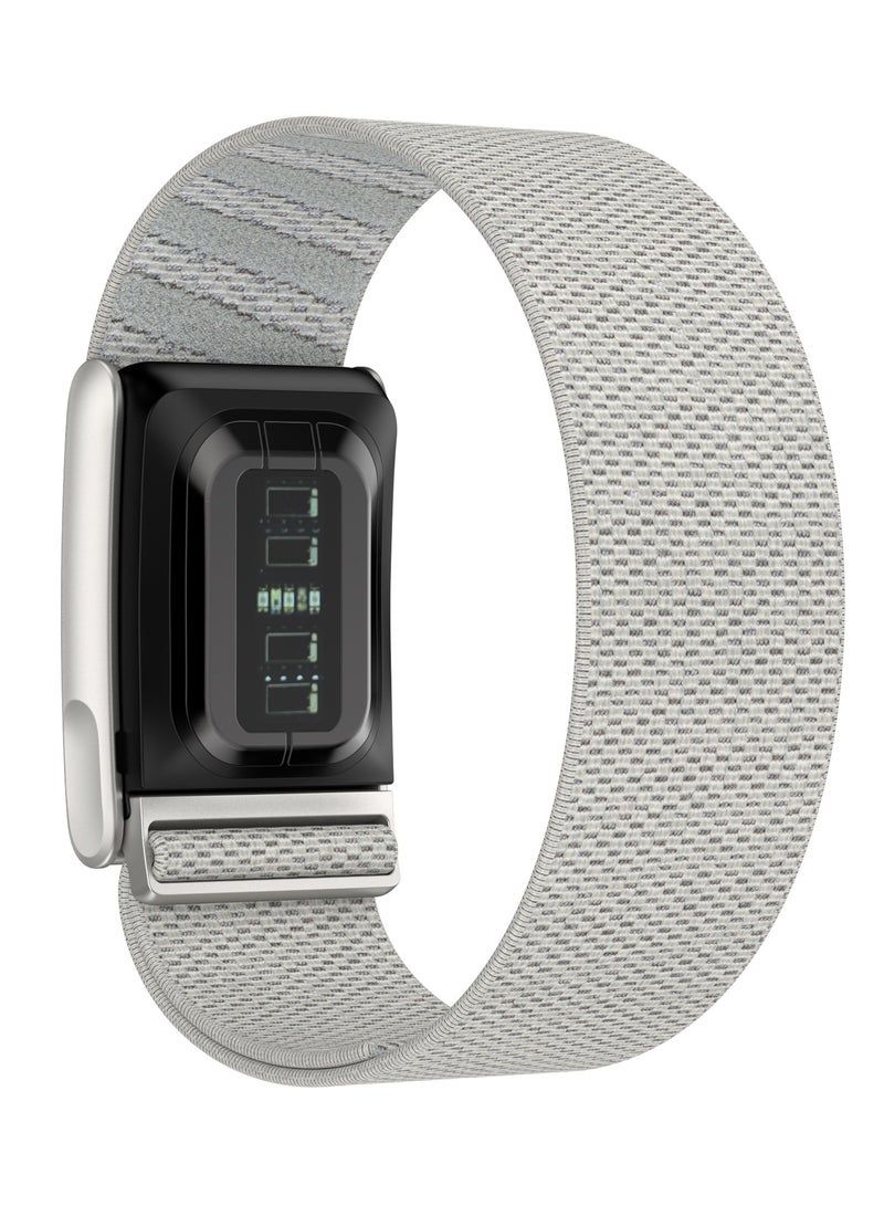 رِينْجِنْج الأساور المطاطية التنفسية لـ Whoop MG - سوار نسجي قابل للتعديل مصنوع من خليط النايلون الماص للرطوبة، مصمم للارتداء اليومي أثناء مراقبة النوم وتمارين الجيم وتتبع النشاط. يجمع بين الراحة التنفسية وقابلية التعديل لاستبدال السوار بسهولة. يتم التركيب دون الحاجة لأدوات. - Image 2