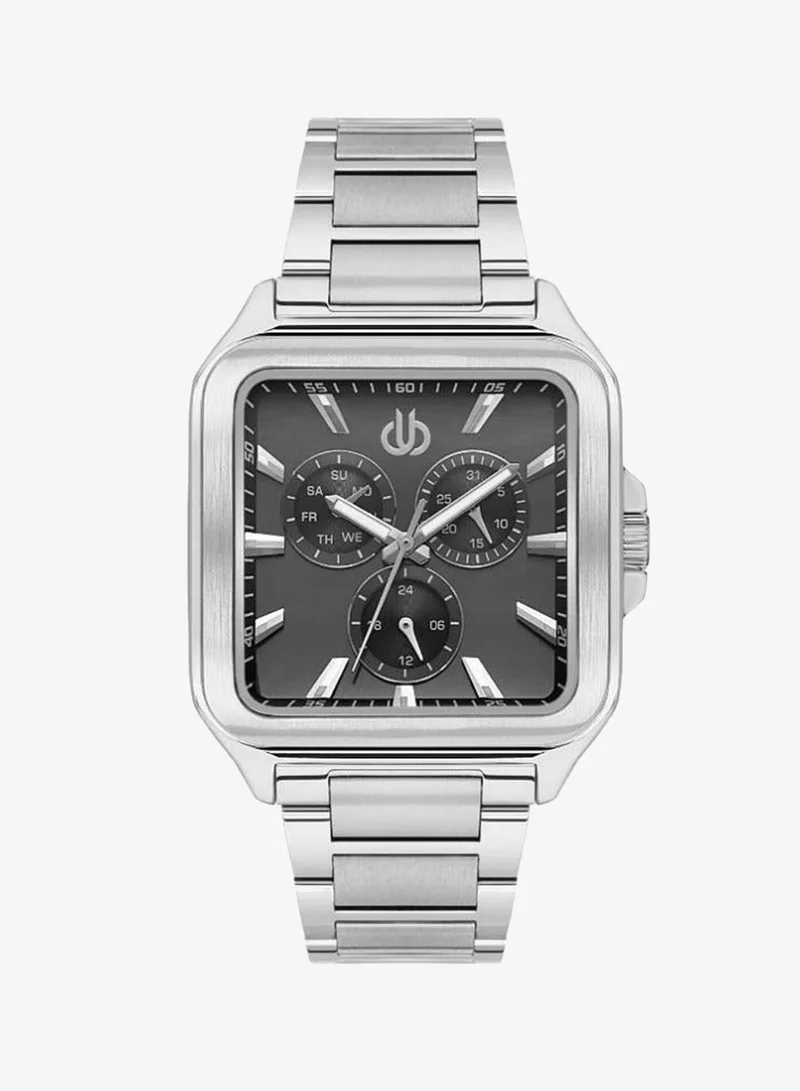 Bigotti Bigotti - Raffinato Men Watch | Stainless SteelBrass Case | Analog | Square Dial | Mineral Glass | Japanese Quartz | Water Resistant 50 Meters