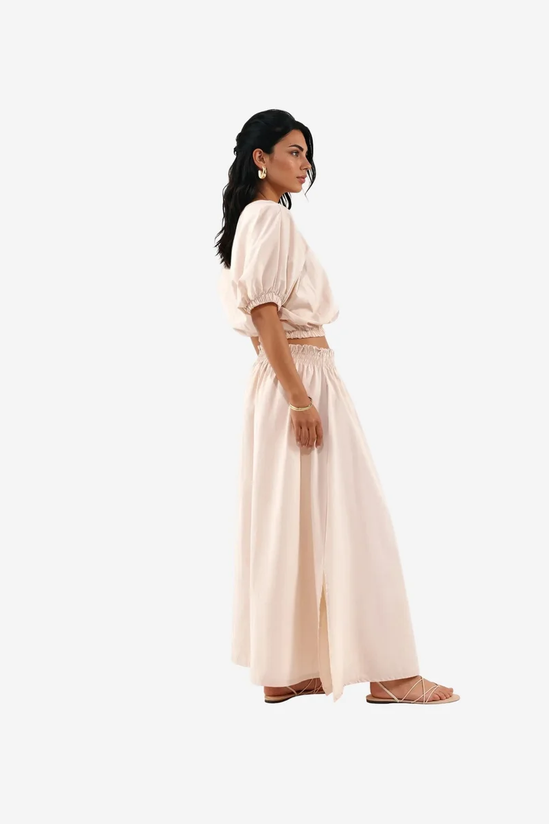 جينيفر Cotton-Viscose Two-Piece Coord