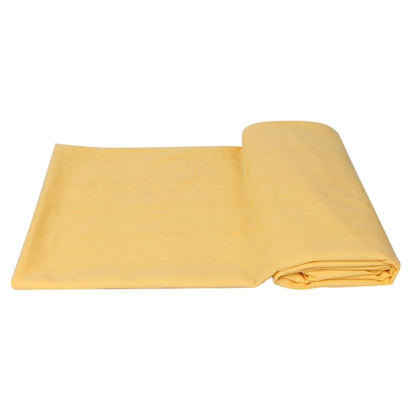 EthnicAlive Handloom Exclusive Summer AC Chadar Top Sheet for Sleeping in All Season Summer Mild Winter Gifting Chadar Yellow - Image 2