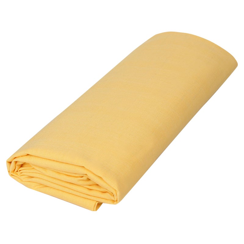 EthnicAlive Handloom Exclusive Summer AC Chadar Top Sheet for Sleeping in All Season Summer Mild Winter Gifting Chadar Yellow - Image 1
