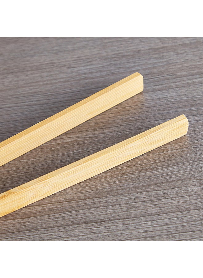 Home Box Bamboo Food Tongs 30x1.3x1.3 cm  - Image 2