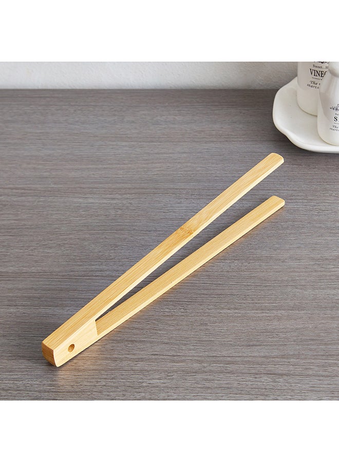 Home Box Bamboo Food Tongs 30x1.3x1.3 cm  - Image 1