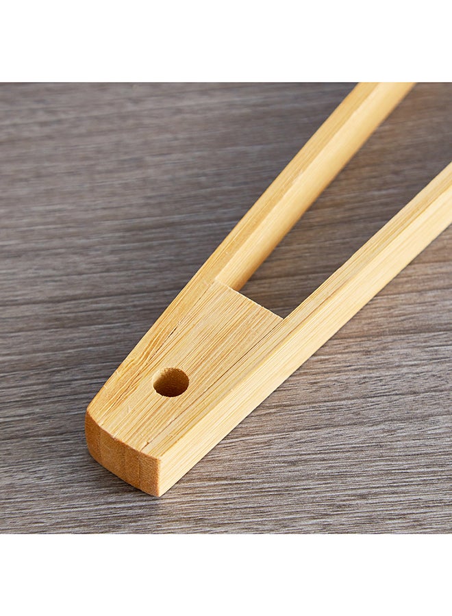 Home Box Bamboo Food Tongs 30x1.3x1.3 cm  - Image 3