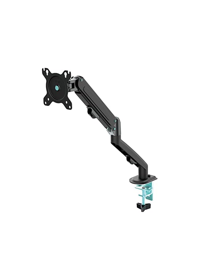 Zaboon Monitor Mount Stand, Articulating Gas Spring Monitor Arm, Adjustable Monitor Stand, Monitor Desk Mount with Clamp and Grommet Base - Fits 17 to 27 Inch LCD Computer Monitors - Image 2