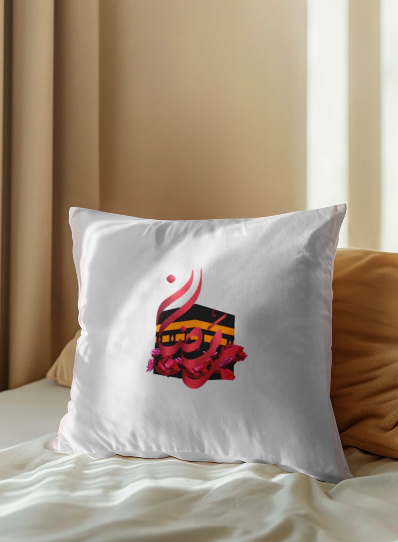 لوحة غطاء وسادة من البوليستر بتصميم رمضان مع الكعبة الشريفة - Image 5