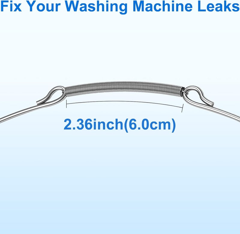 Dinghosen 134527100 Washer Boot Spring Clamp for Frigidaire Electrolux Washer Parts, Washing Machine Door Boot Seal Retaining Ring for Frigidaire Washer Parts, Prevents Water Leaks Stainless Steel - Image 5