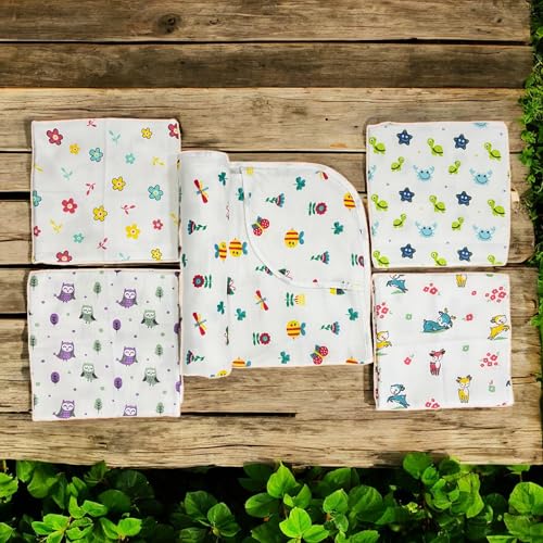 TEETAR Hooded Baby Towel – 100% Muslin Cotton, Ultra Soft & Quick Dry | Absorbent & Breathable Newborn Bath Wrap for Infants & Toddlers | Lightweight Baby Towel 75x72 cm - Image 3