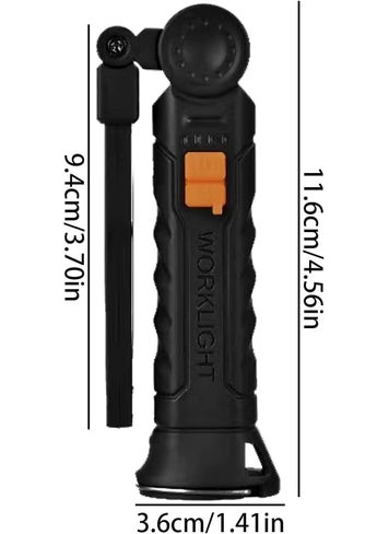 GOPIKRISHNA GOPIKRISHNA COB LED Work Light Rechargeable Magnetic Base Foldable Design with USB Interface Portable for Repairs Fishing Emergencies  - Image 4