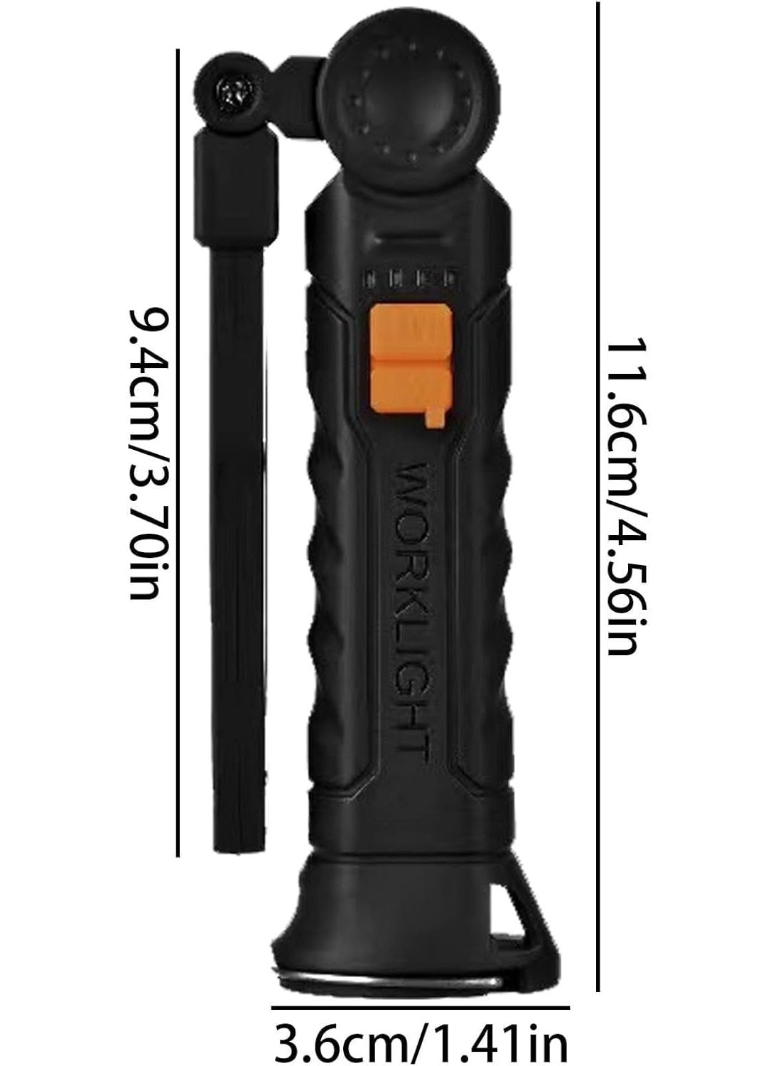 GOPIKRISHNA - GOPIKRISHNA COB LED Work Light Rechargeable Magnetic Base Foldable Design with USB Interface Portable for Repairs Fishing Emergencies - Image 1