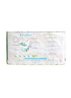 PureBorn Organic Baby Tape Style Diapers Size-5 11-18 kg Pineapple Print 88 Diapers  - Image 2