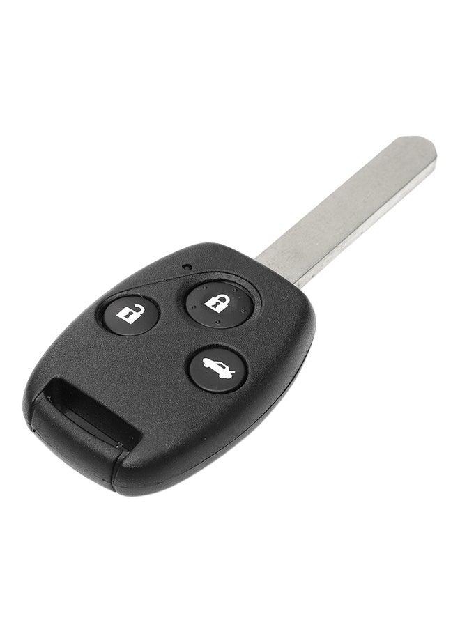 NIBEMINENT 2-Piece 3 Buttons Remote Key Case Uncut Blade For Honda Accord Crv 03-07 - Image 1
