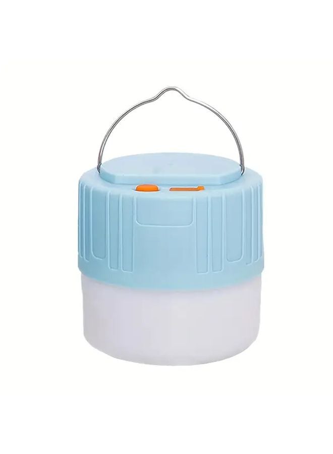 1 Pc Portable Hands Free Flashlight Camping Lantern Type C Rechargeable With Hook - Image 1