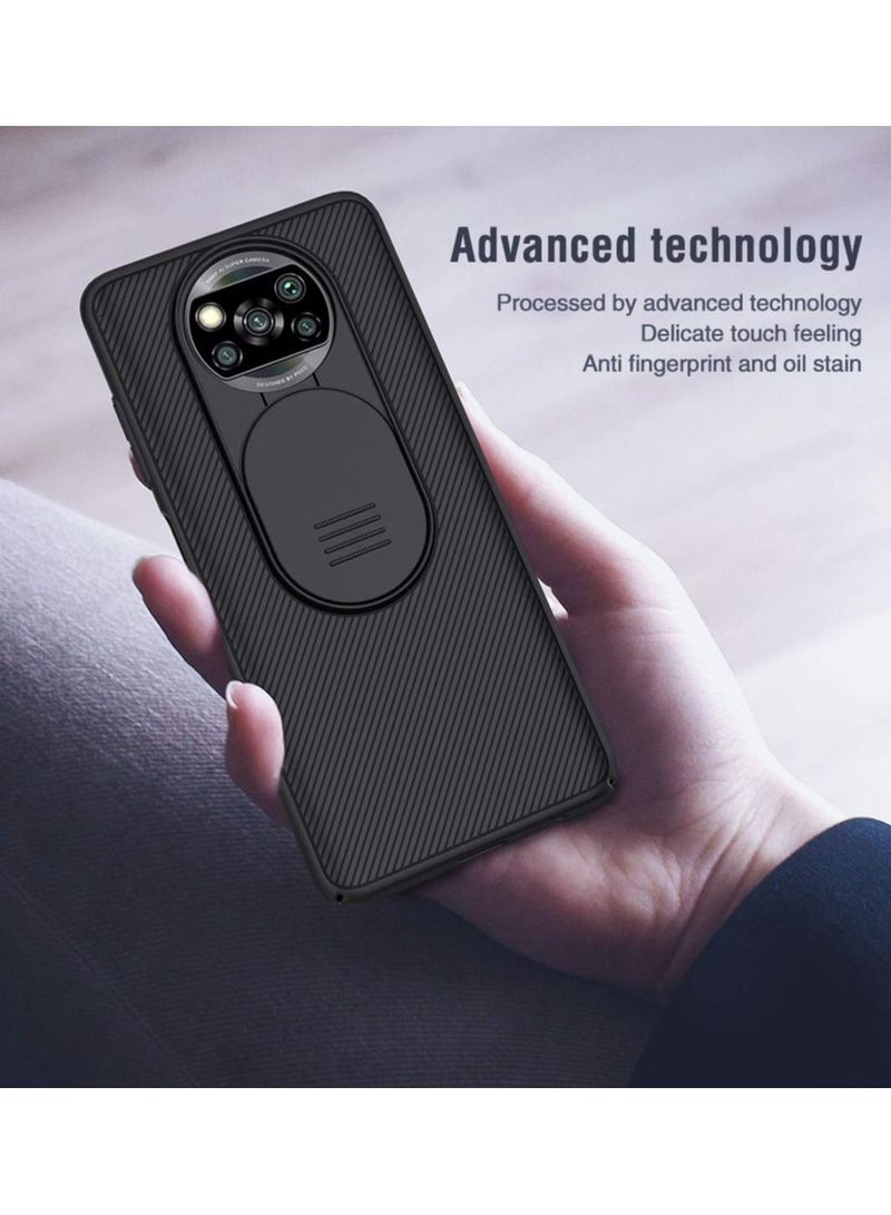 Y&D Xiaomi POCO X3 NFC Case with Slide Camera Cover, Protector Hard PC and TPU Ultra Thin Anti-Scratch Phone - Image 3