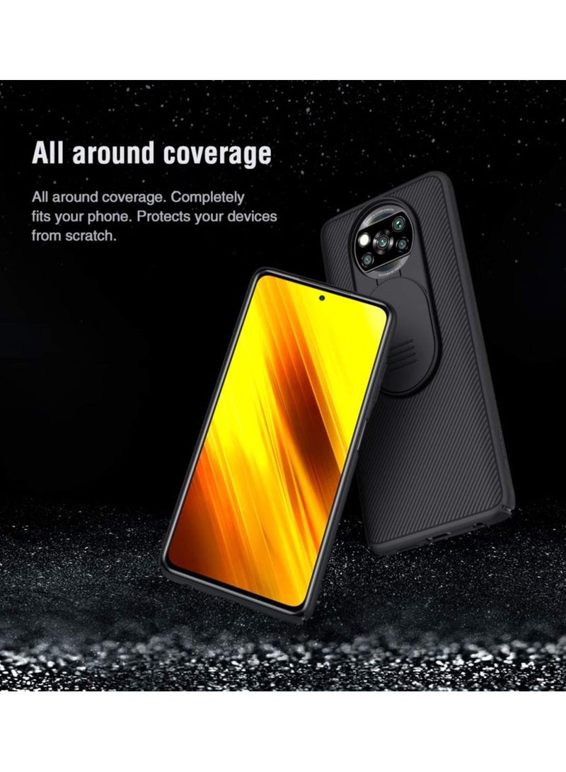 Y&D Xiaomi POCO X3 NFC Case with Slide Camera Cover, Protector Hard PC and TPU Ultra Thin Anti-Scratch Phone - Image 5