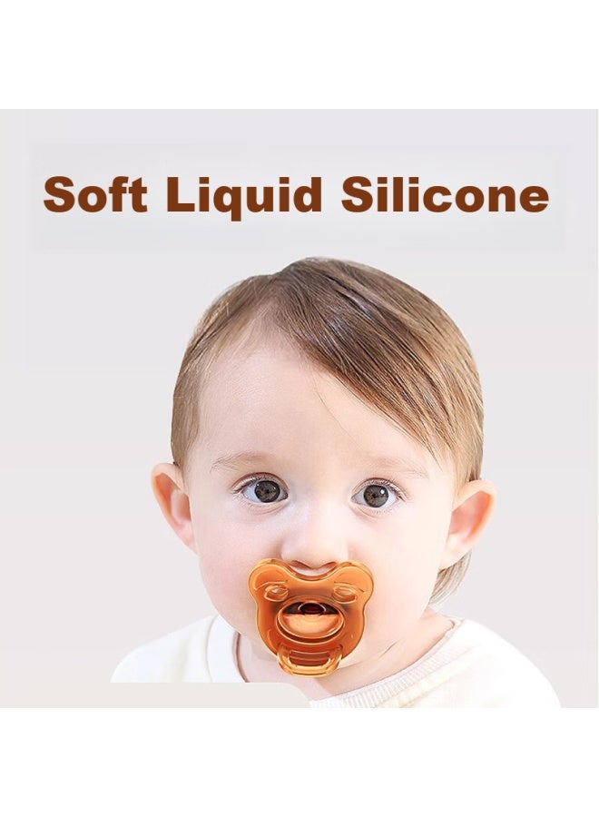 Cookss Pacifier, Ultra-soft All-silicone, For Newborns 0-3 Months, Anti-colic, Two-pack - Image 2