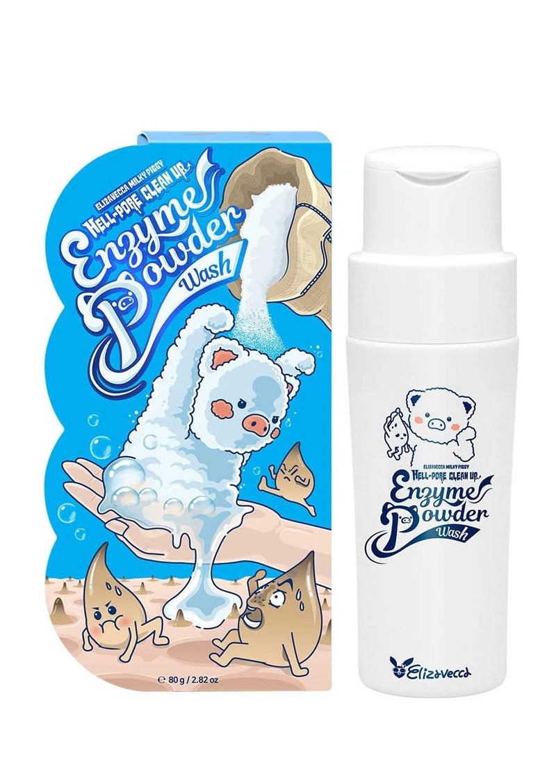 Elizavecca - Milky Piggy Hell-Pore Clean Up Enzyme Powder Wash 80ml - Image 1