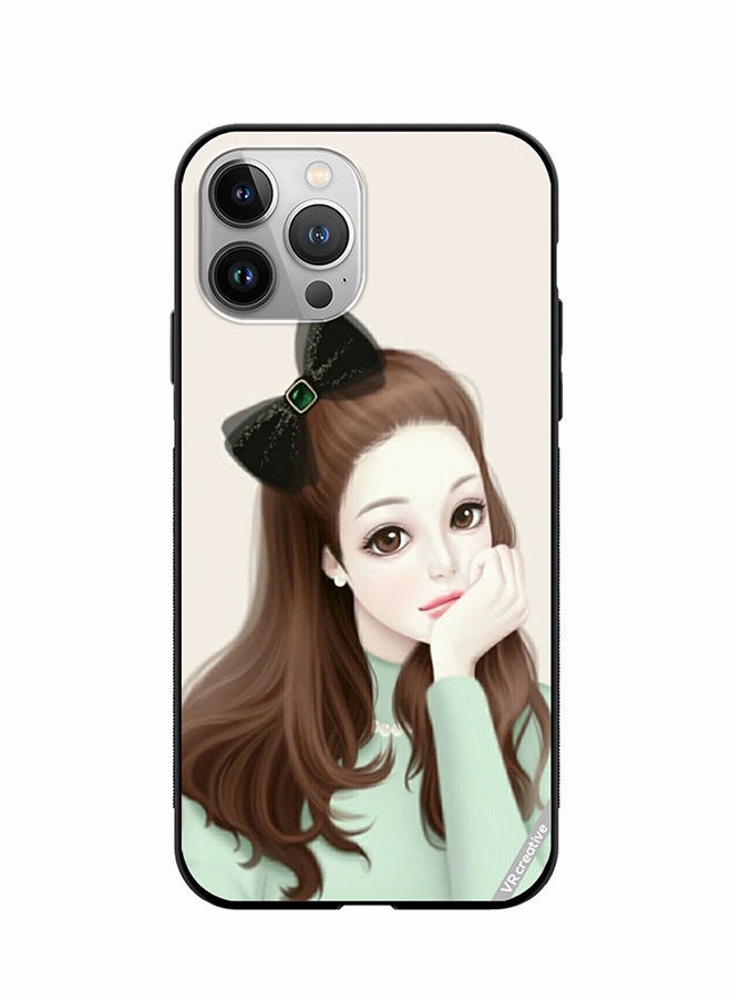 VR CREATIVE Protective Case Cover For Apple iPhone 11 Pro Max Girl With Band Design Multicolour  - Image 1