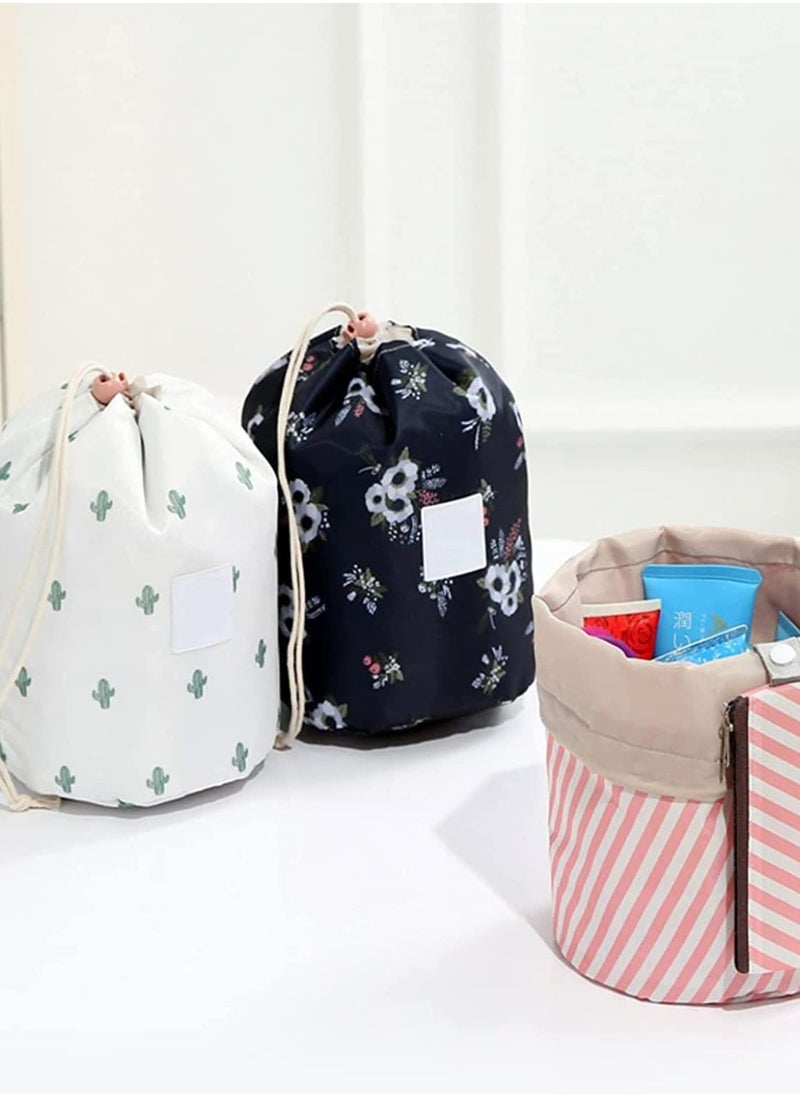 SYOSI - Lazy Drawstring Magic Cosmetic Pouch Bag, Fashion Portable Magic Toiletry Kit Organizer, Portable Travel Drawstring Organizer Makeup Bag, Large Capacity Waterproof Toiletry Organizer (U) - Image 1