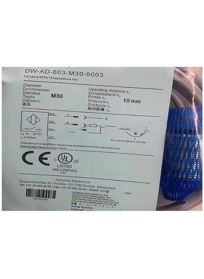DW-AD-603-M30-9003 Inductive Proximity Switch Sensor M30 - Image 4