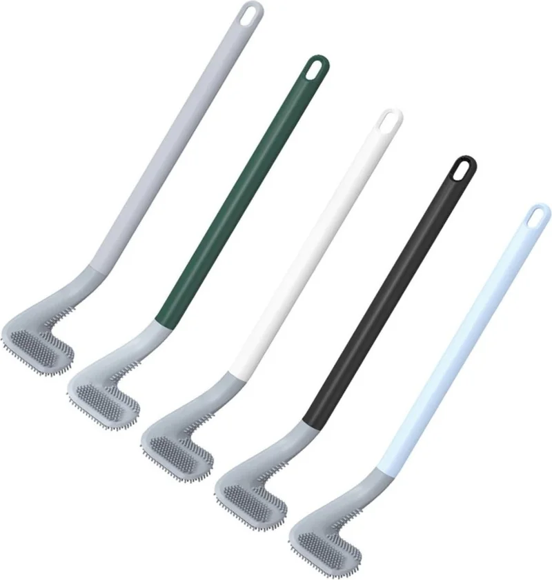5 دي ام Golf Design Silicone WC Toilet Kitchen Cleaning Brush Hook