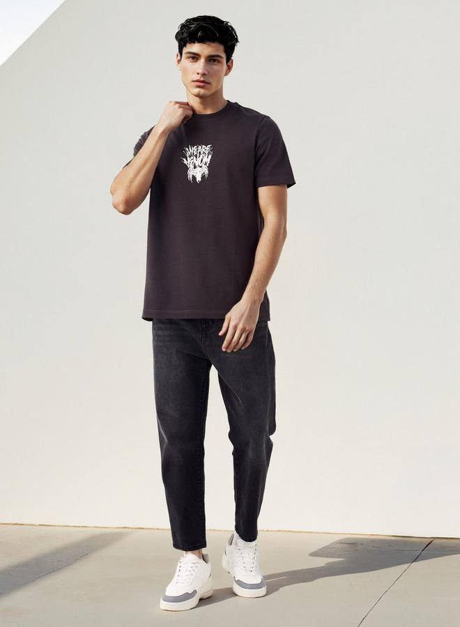 سبلاش فيڤ تيشيرت بطبعة فينوم بياقة دائرية - Image 2