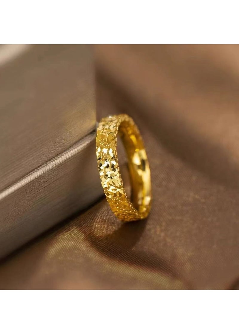 خاتم ذهب عيار 24 قيراطا مجوهرات نسائية - Image 1