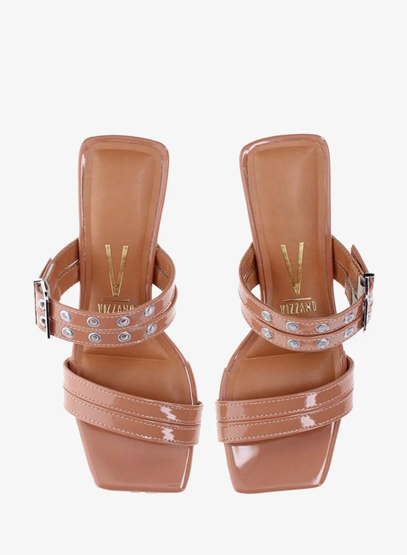 VIZZANO Nude Heels Sandal for Women – Stylish Ladies Heel Sandals & Sling Back Heels for Girls for Women | Best Price UAE