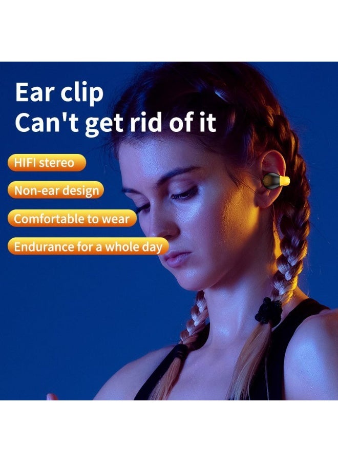 Wireless Sports Earbud Headphones R18 – Noise Canceling Bluetooth V5.3 with Charging Case & LED Display (White) - Image 4