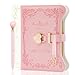hi!SCI hi SCI Diary with Lock and Keys for Girls Women 360 Pages Journal with Lock for Girls Gift Ideas Girls Locking Diary with Pen Cute Journals Set for Teen Girls Ages 812 Ideal Gifts for 8 9 10 11 12 13 14 Year Old GirlRose Pink - Image 2